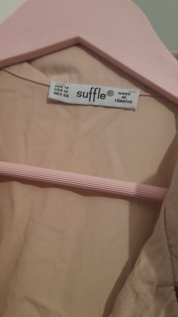 Keten Bej Kuşaklı Uzun Kadın Tulum - Görsel 5