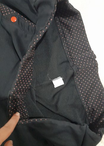 Kadınlar İçin Siyah Bol Kesim Düğmeli Pantolon - Görsel 4