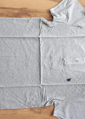 USPA GRİ ERKEK TİŞÖRT - Görsel 2