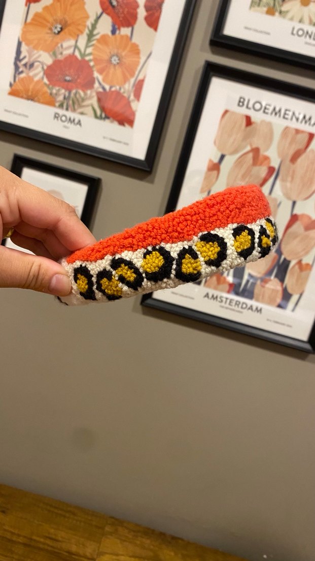 Leopar ve zebra desenli renkli punch taç - Görsel 2