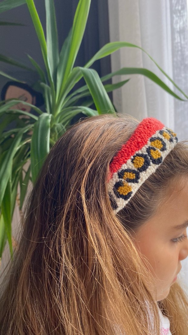 Leopar ve zebra desenli renkli punch taç - Görsel 3