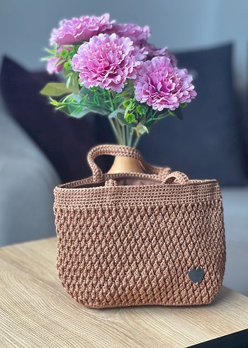 EL ÖRGÜSÜ Kahverengi Kadın Çanta - Görsel 3