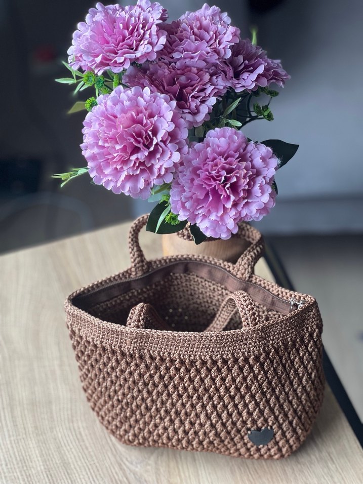 EL ÖRGÜSÜ Kahverengi Kadın Çanta - Görsel 2