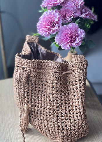 EL ÖRGÜSÜ Bohem Örgü Kadın Çanta - Görsel 3