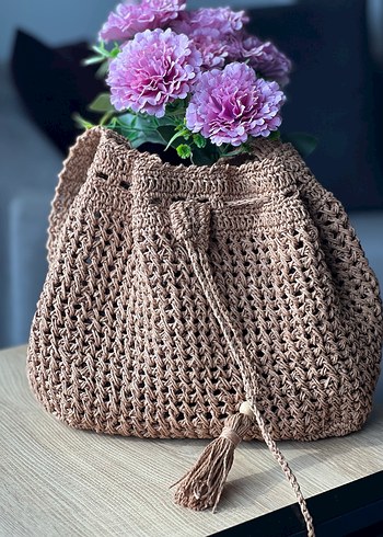 EL ÖRGÜSÜ Bohem Örgü Kadın Çanta - Görsel 2