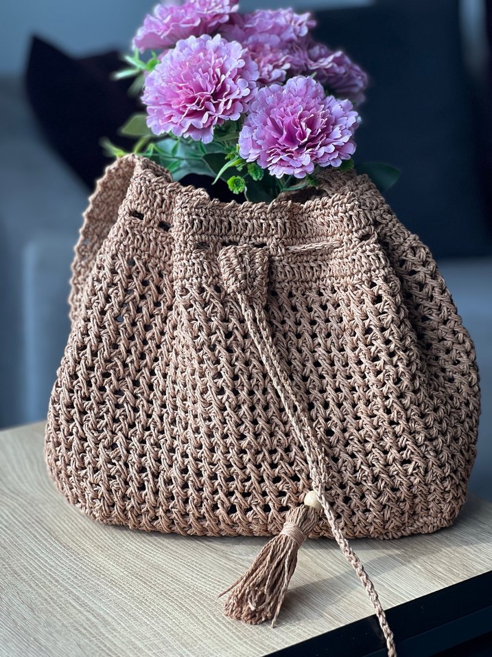 EL ÖRGÜSÜ Bohem Örgü Kadın Çanta - Görsel 2