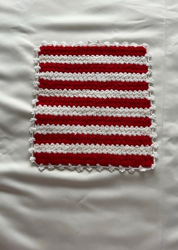 Renkli Örgü Banyo Lif Seti - Görsel 3