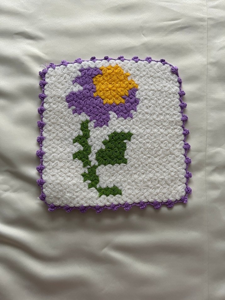 Renkli Örgü Banyo Lif Seti - Görsel 4