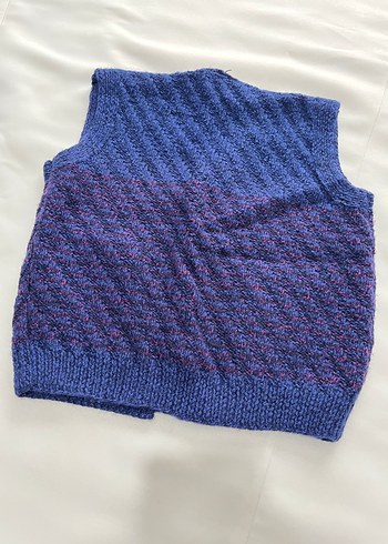 Erkek Çocuk Lacivert Örgü Süveter - Görsel 5