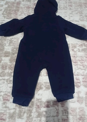 Lacivert Fermuarlı Bebek Tulumu - Görsel 2