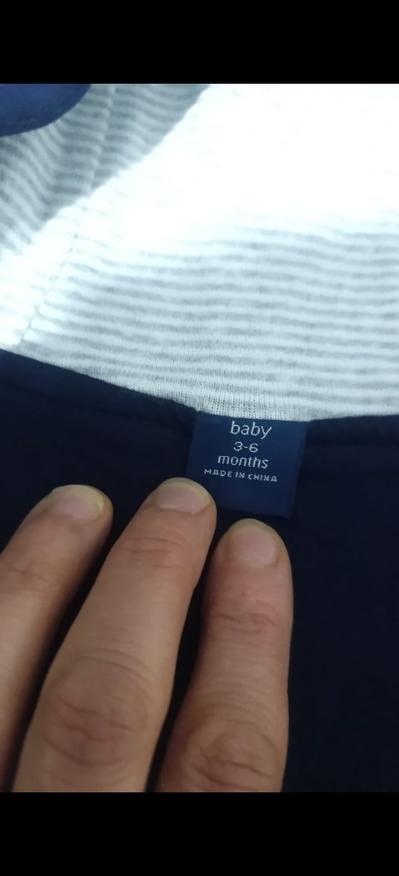 Lacivert Fermuarlı Bebek Tulumu - Görsel 4