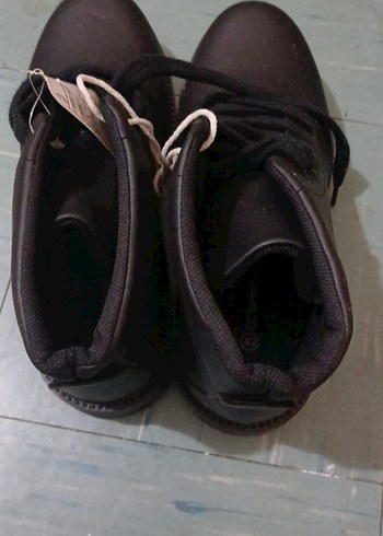 Siyah Bağcıklı Erkek Kauçuk Bot - Görsel 2