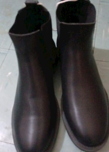 Siyah Bağcıklı Erkek Kauçuk Bot - Görsel 3