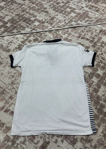 Düğmeli Baskılı Erkek Polo Tişört - Görsel 3