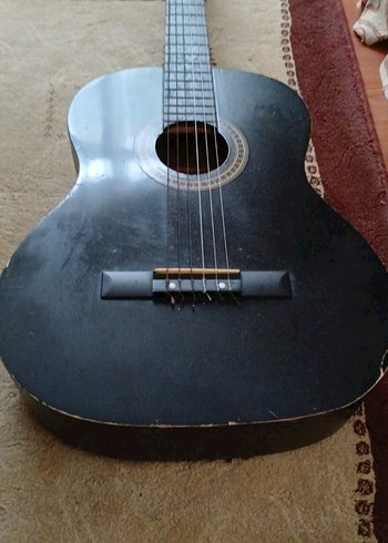 Klasik Siyah Gitar - Görsel 3