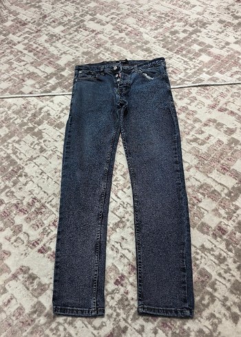 Kadın Gri Mavi Denim Regular Fit Jean - Görsel 2