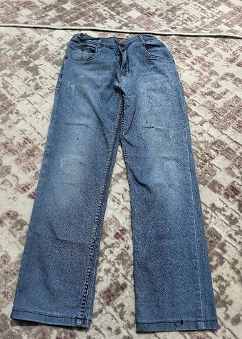 Gri Mavi Rahat Kesim Kadın Kot Pantolon - Görsel 2