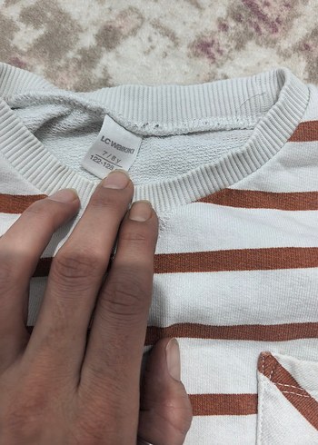 Erkek Çocuk Çizgili Uzun Kollu Sweatshirt - Görsel 4