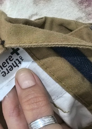 Düğmeli Kahverengi Erkek Midi Pantolon - Görsel 5