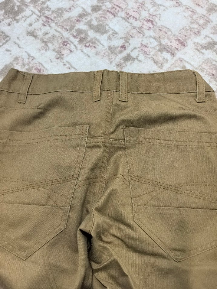 Düğmeli Kahverengi Erkek Midi Pantolon - Görsel 4