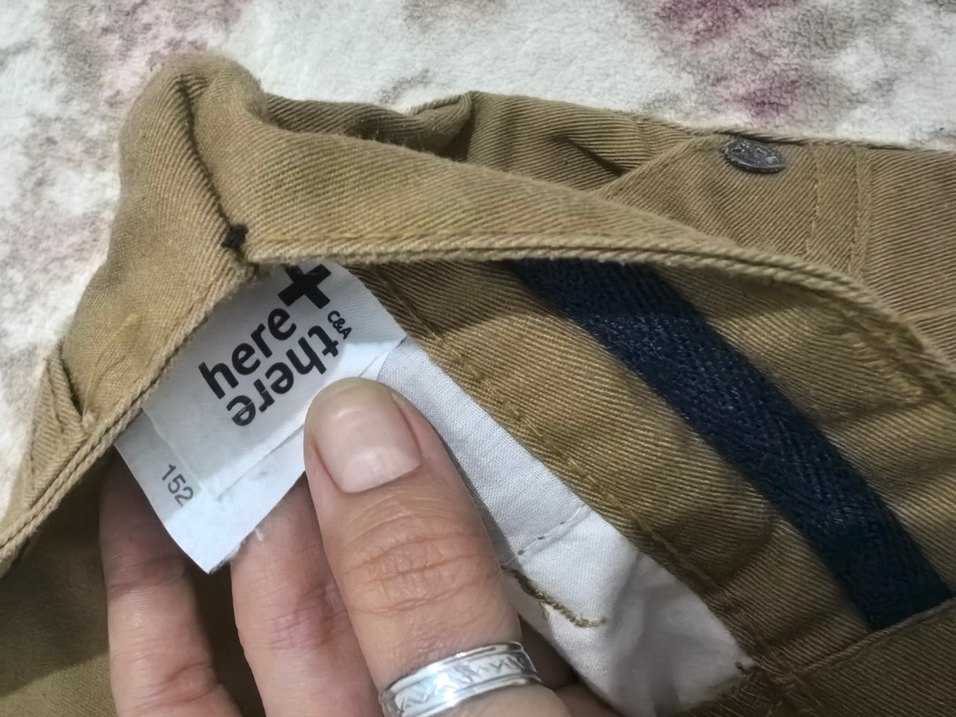 Düğmeli Kahverengi Erkek Midi Pantolon - Görsel 5