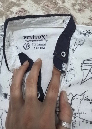 Düğmeli Yakalı Desenli Erkek Polo Tişört - Görsel 4