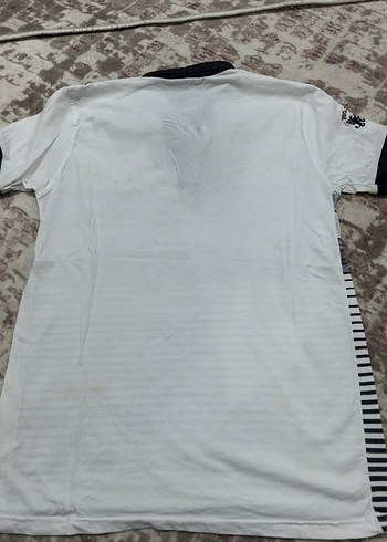 Düğmeli Yakalı Desenli Erkek Polo Tişört - Görsel 3