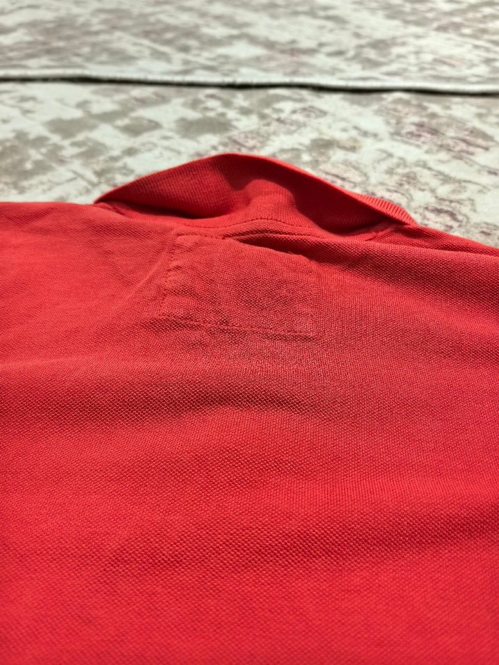 Kırmızı Düğmeli Polo Tişört - Görsel 5