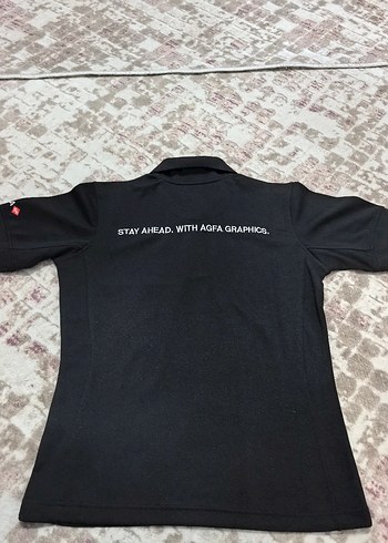 Siyah Baskılı Erkek Polo Tişört - Görsel 6