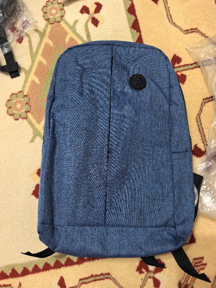 Gri Fermuarlı Erkek Sırt Çantası - Görsel 2