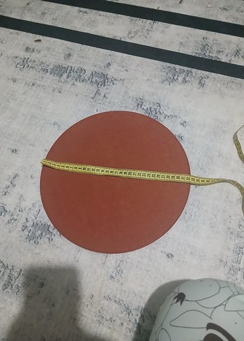 Bohem Tarzı Kahverengi Yuvarlak Tabak Altlıkları - Görsel 3