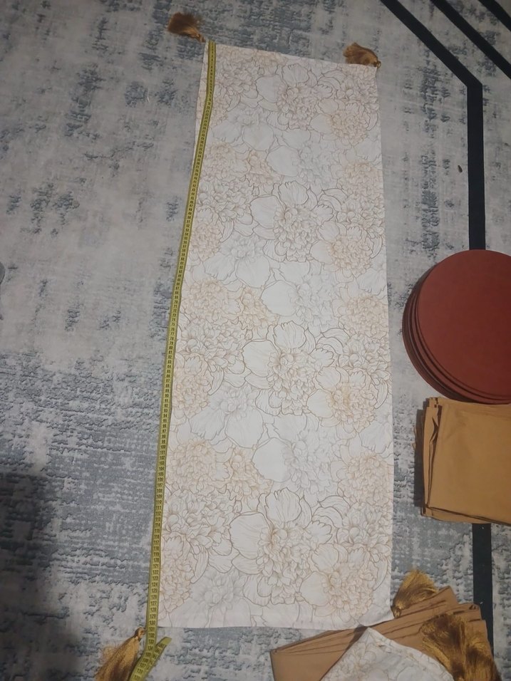 Bohem Tarzı Kahverengi Yuvarlak Tabak Altlıkları - Görsel 5