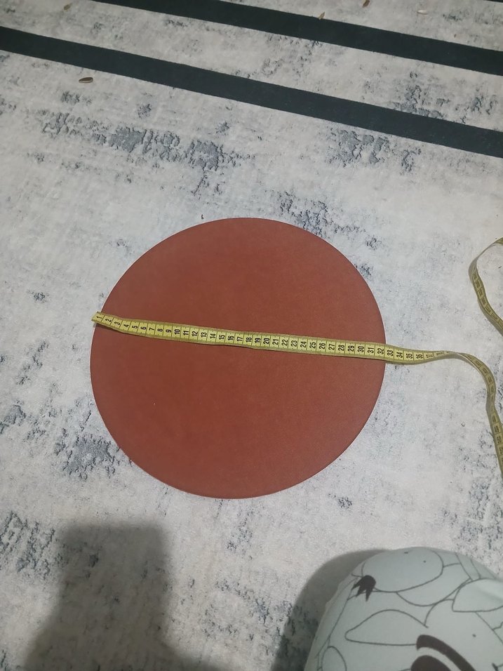 Bohem Tarzı Kahverengi Yuvarlak Tabak Altlıkları - Görsel 3