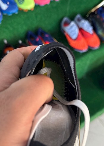 Erkek Siyah Beyaz  Futbol Ayakkabısı - Görsel 5