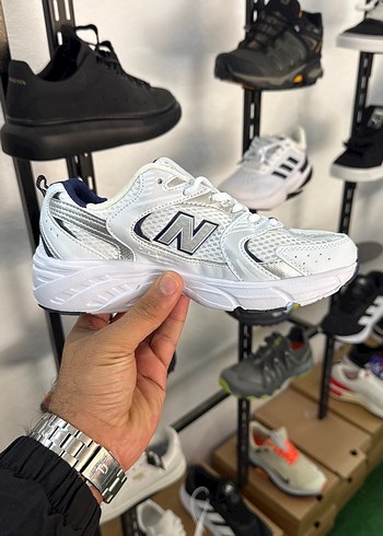 Beyaz Bağcıklı Kadın-erkek Spor Ayakkabı - Görsel 3