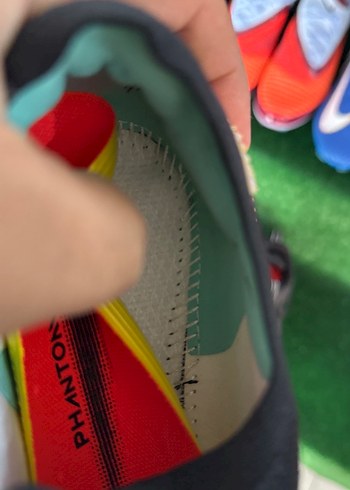 Renkli Bağcıklı Erkek Futbol Ayakkabısı - Görsel 5