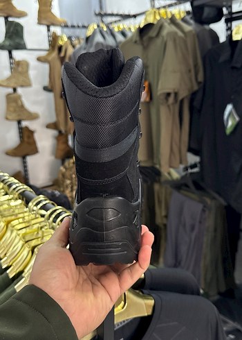 Siyah Kamuflaj Desenli Erkek ASKERİ LOWA BOT - Görsel 4