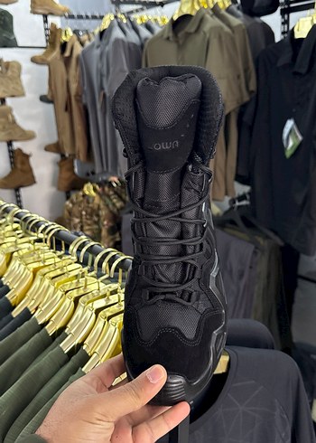 Siyah Kamuflaj Desenli Erkek ASKERİ LOWA BOT - Görsel 2