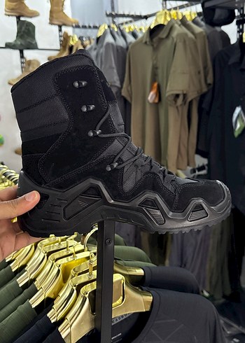 Siyah Kamuflaj Desenli Erkek ASKERİ LOWA BOT - Görsel 3