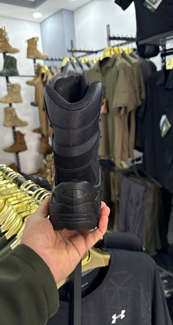 Siyah Kamuflaj Desenli Erkek ASKERİ LOWA BOT - Görsel 4