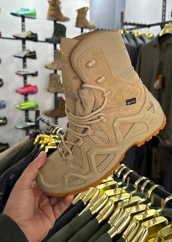 Bej Kamuflajlı Bağcıklı Erkek LOWA BOT - Görsel 2