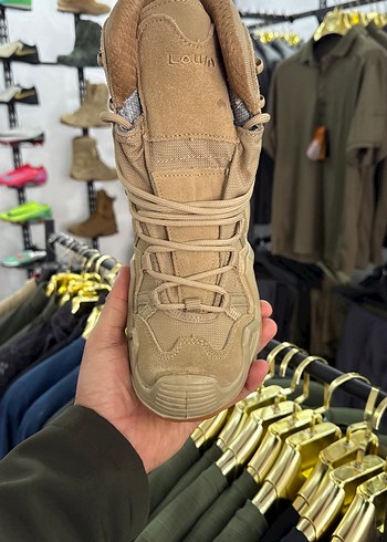 Bej Kamuflajlı Bağcıklı Erkek LOWA BOT - Görsel 3