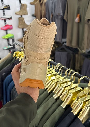 Bej Kamuflajlı Bağcıklı Erkek LOWA BOT - Görsel 5