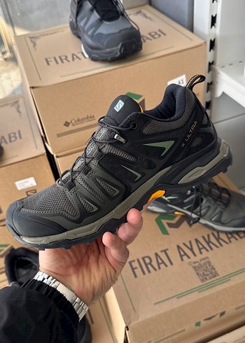 Asker yeşili ve siyah Erkek Outdoor Ayakkabı Velcro - Görsel 4