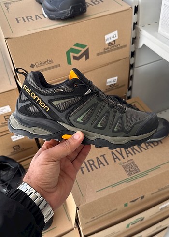 Asker yeşili ve siyah Erkek Outdoor Ayakkabı Velcro - Görsel 3