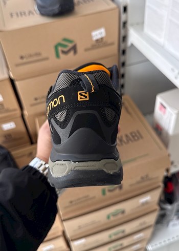 Asker yeşili ve siyah Erkek Outdoor Ayakkabı Velcro - Görsel 5