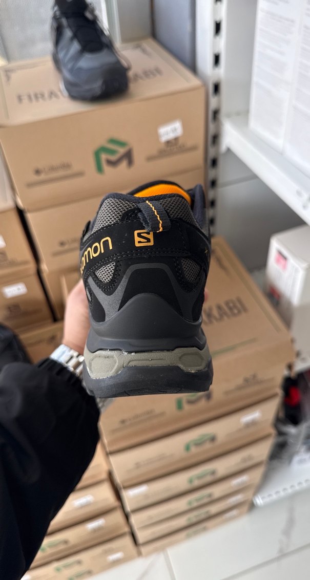 Asker yeşili ve siyah Erkek Outdoor Ayakkabı Velcro - Görsel 5