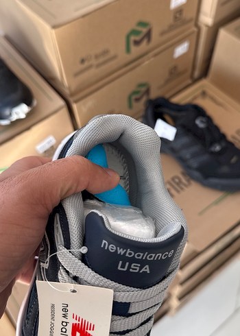 New Balance Kadın-Erkek Mavi Spor Ayakkabı - Görsel 6