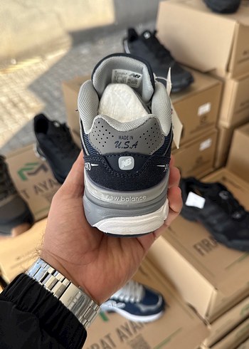 New Balance Kadın-Erkek Mavi Spor Ayakkabı - Görsel 5