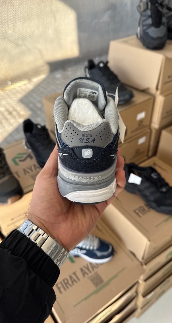 New Balance Kadın-Erkek Mavi Spor Ayakkabı - Görsel 5